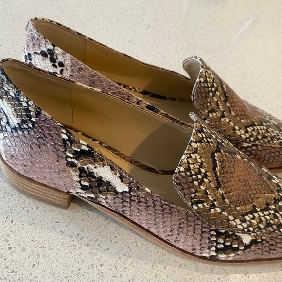 Vince Camuto Snake Print Loafers - Picture 2 of 4